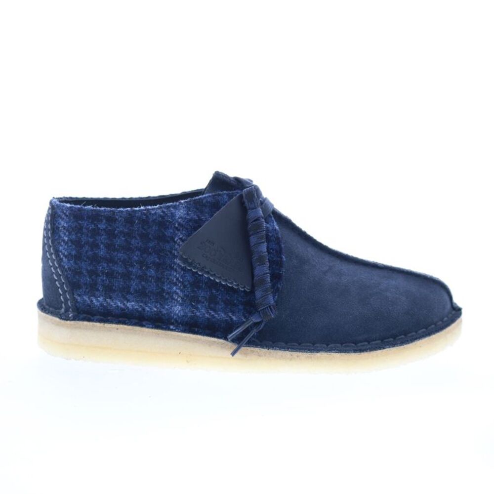 Clarks Mens Desert Trek Blue Shoes (NWT)